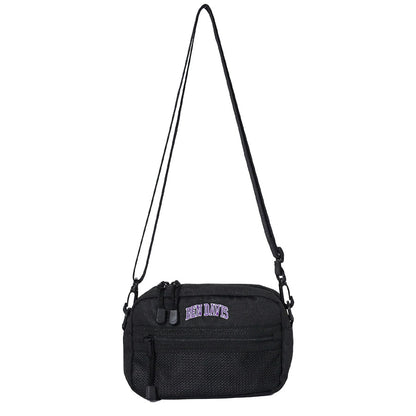 BEN DAVIS ベン デイビス ヨコ型 ショルダーバッグ メンズ レディース ユニセックス 男女兼用 ブランド カレッジ ロゴ 軽量 大容量 ちょうどいいサイズ感 ストラップ付 ショルダー取外可 旅行 お出かけ（7721600084）