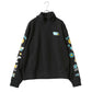 SMILEY FACE スマイリーフェイス スウェット トレーナー メンズ 裏起毛 ビッグシルエット ゆったり ハーフジップ シンプル ロゴ入り 長袖 大きいサイズ レディース（0122510147）