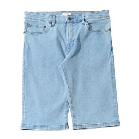 Hanes ヘインズ デニム ハーフパンツ メンズ レディース ユニセックス ウエスト ストレッチ 無地 ブランド 半 ズボン ボトム ボトムス ジーンズ ショートパンツ（5181120186）