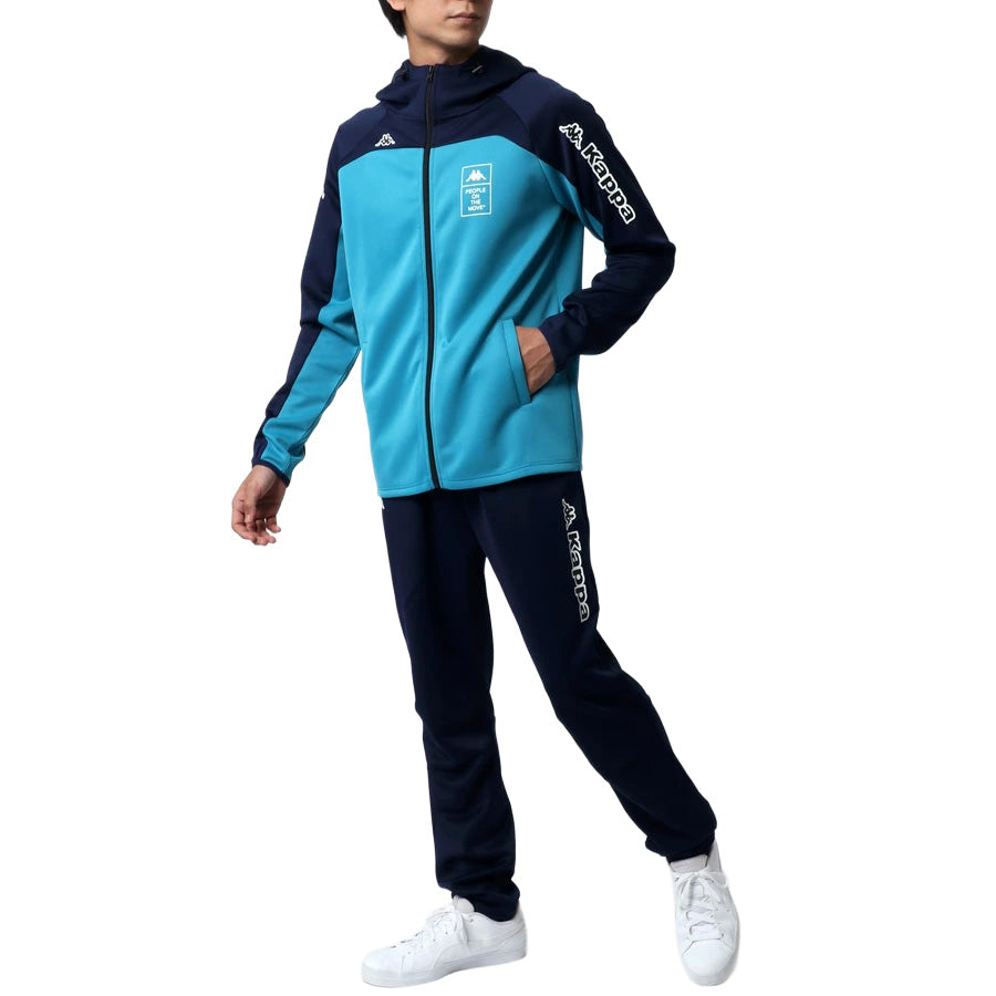 kappa カッパ ジャージ 上下 メンズ セットアップ スポーツウェア トレーニングウェア ブランド おしゃれ トップス パンツ 長袖 大きいサイズ ゆったり（0162520003）