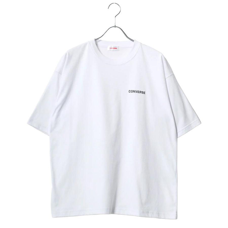 CONVERSE コンバース COOL MAX Tシャツ 半袖 メンズ レディース ユニセックス 吸水速乾 ワンポイント サガラ刺繍 トップス カットソー（0112281221）