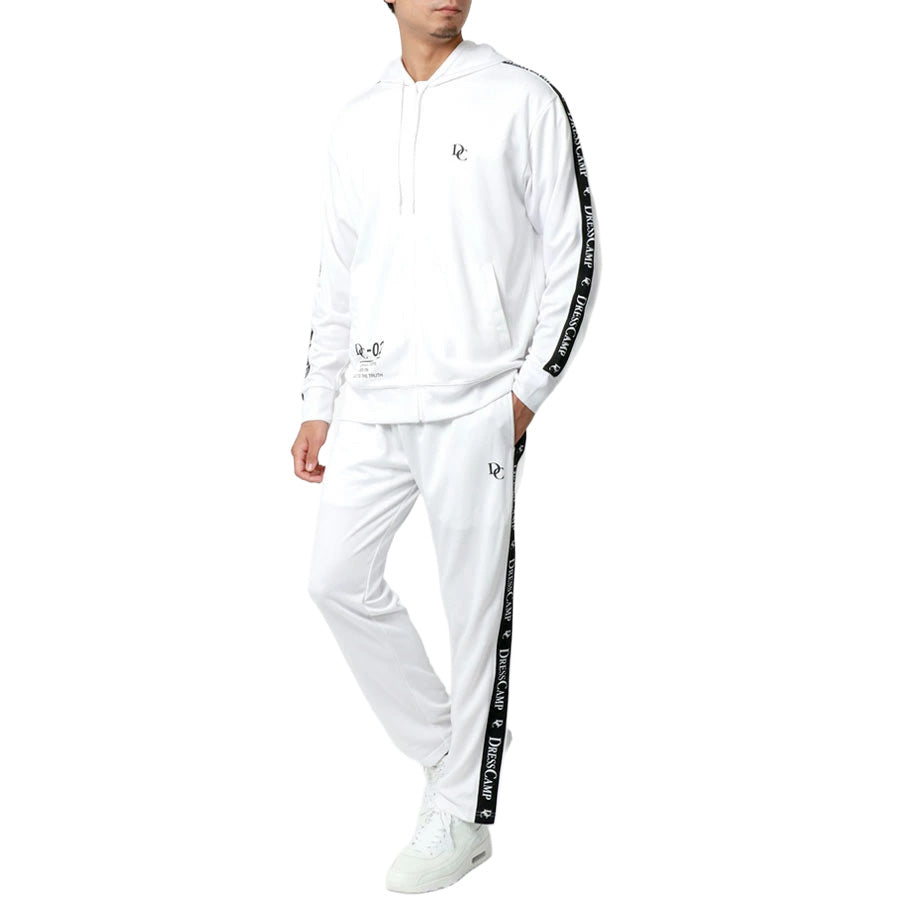 DRESSCAMP ドレスキャンプ セットアップ メンズ レディース ユニセックス ジャージ 上下 スポーツウェア トレーニングウェア ブランド おしゃれ トップス パンツ 長袖 大きいサイズ（0165030001）