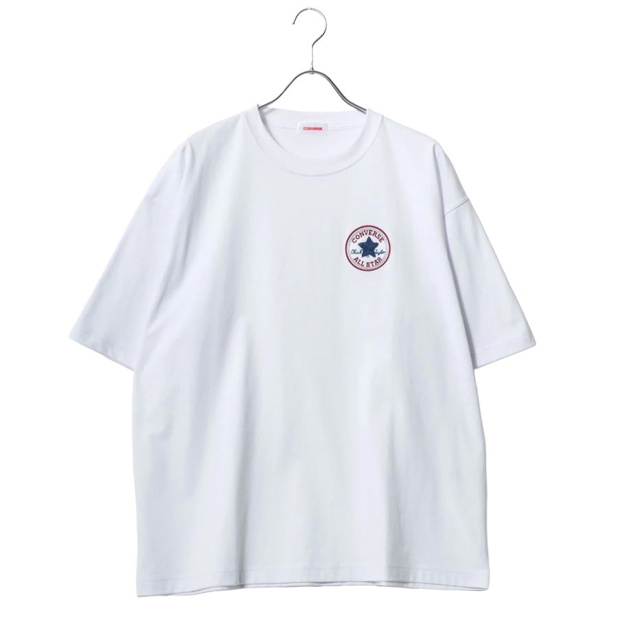 CONVERSE コンバース COOL MAX Tシャツ 半袖 メンズ レディース ユニセックス 吸水速乾 ワンポイント サガラ刺繍 トップス カットソー（0112281221）