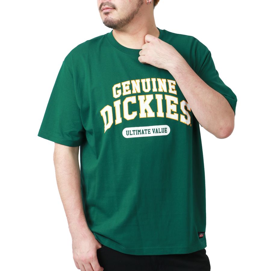 【大きいサイズ】GENUINE Dickies ジェニュイン ディッキーズ 大きいサイズ Tシャツ カレッジプリント 半袖
