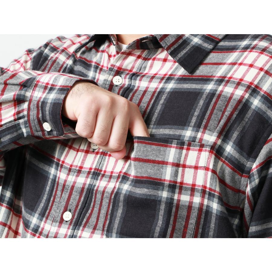【大きいサイズ】marukawa 大きいサイズ メンズチェックシャツ 長袖（6842280590）